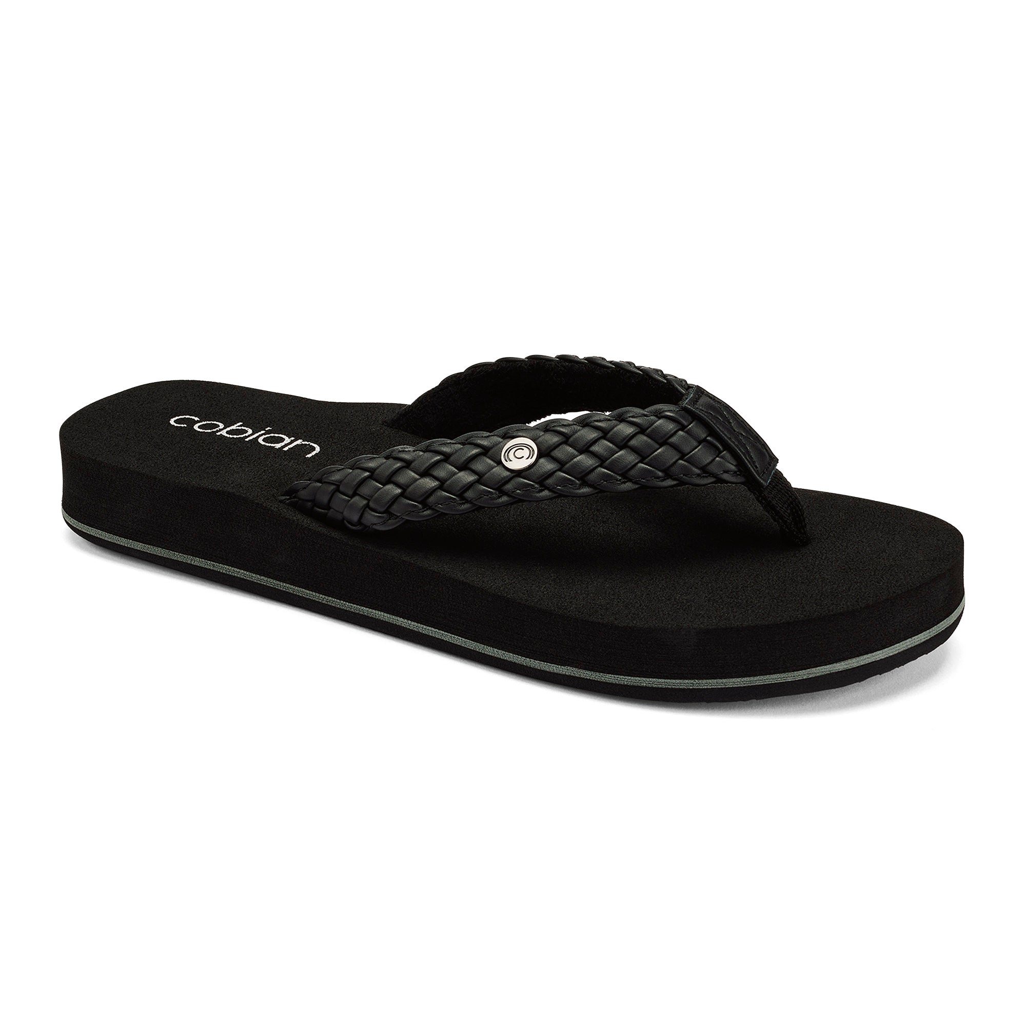 Braided Bounce Black 3 Quarter View #color_black