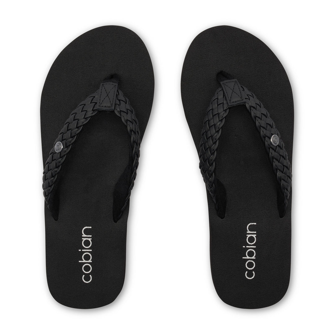 Shoes Cobian Cancun Bounce Flip Flops Cobian Black Flip Flops On Sale