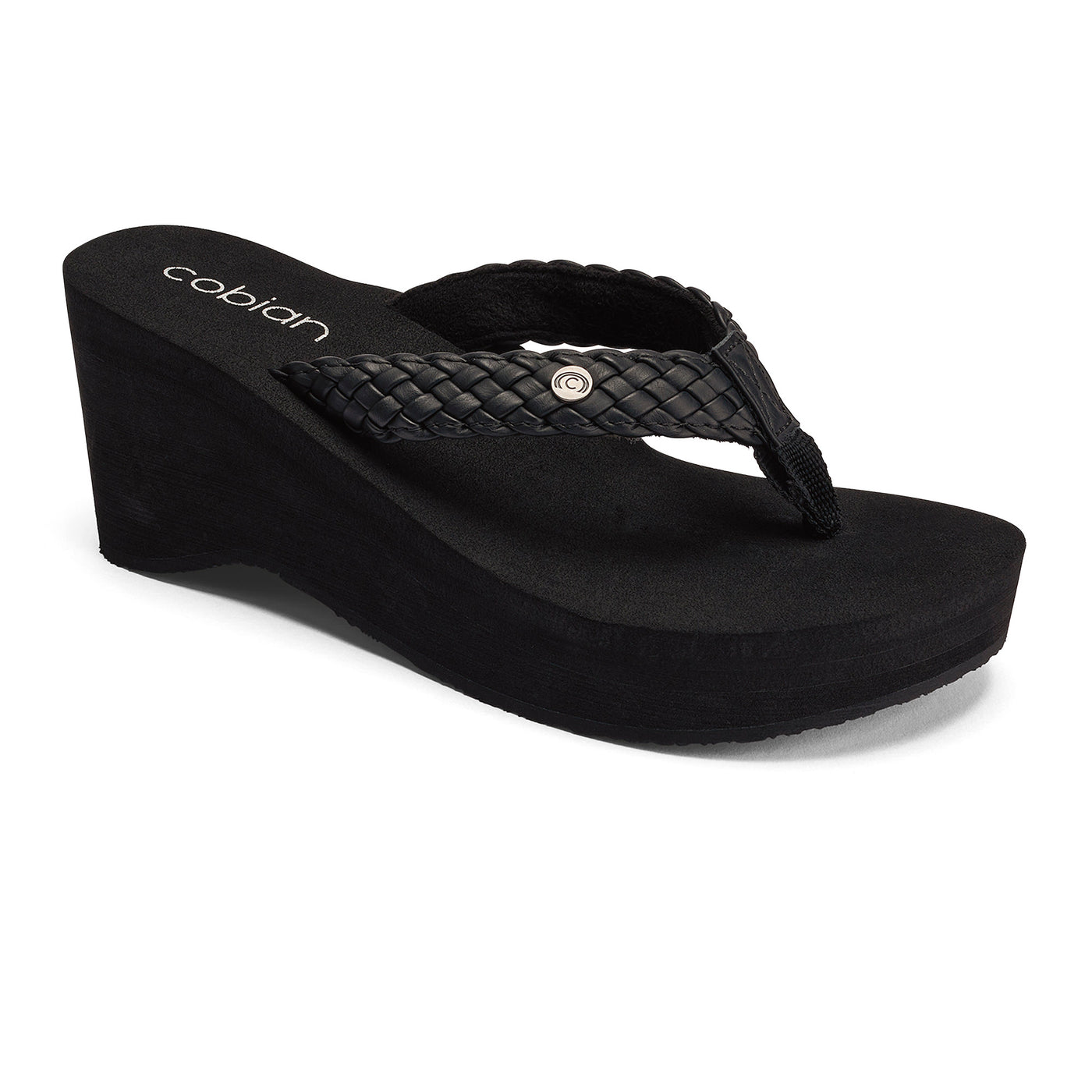 Zoe High heeled Wedge Flip Flops Buy Cobian