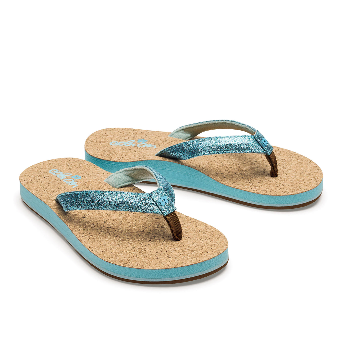 Lil Capri Blue 3 Quarter Pair View #color_blue