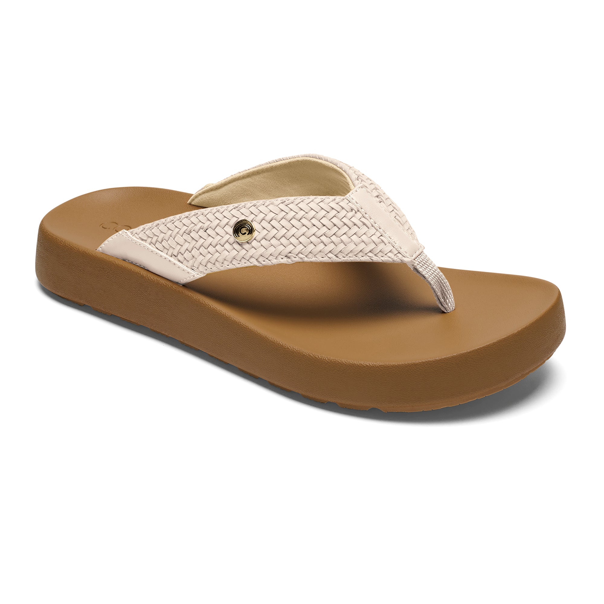 Cobian Palmilla Cream 3 Quarter View #color_cream