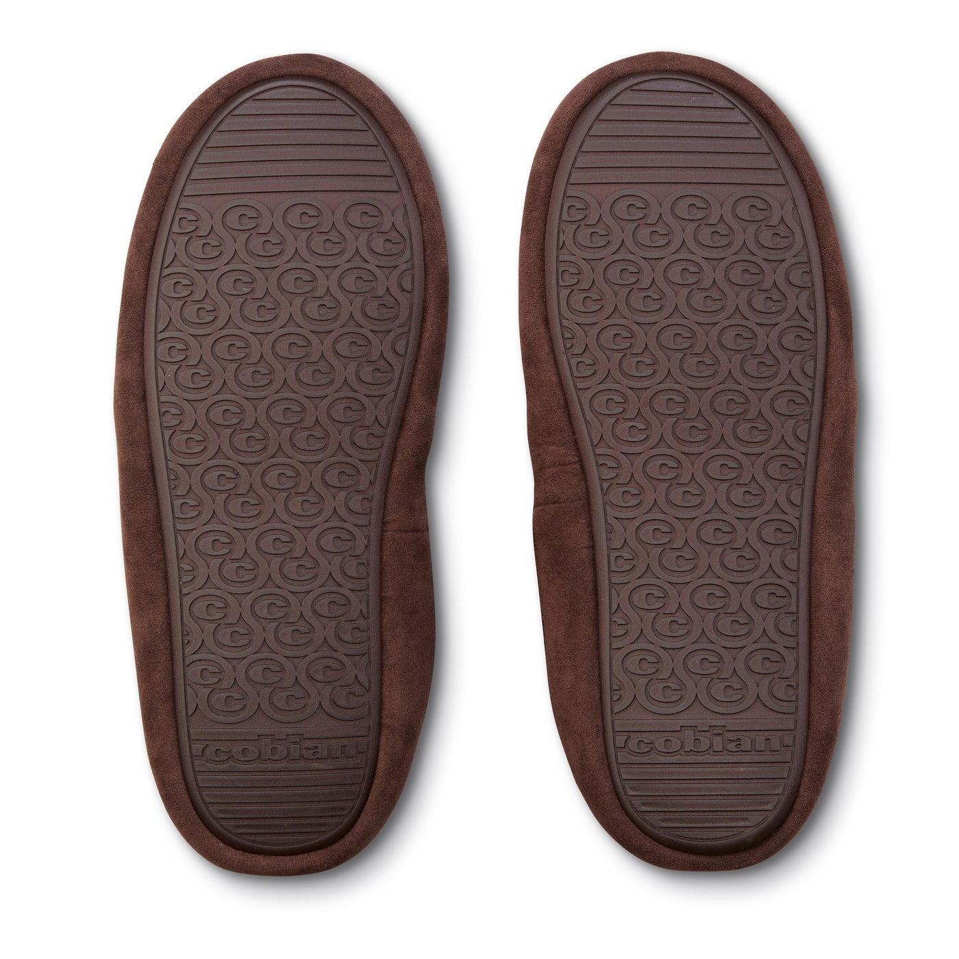 Borrego Moccasin Brown Bottom View #color_brown