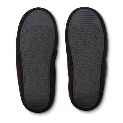 Log Cabins Moccasin Red Bottom View #color_red