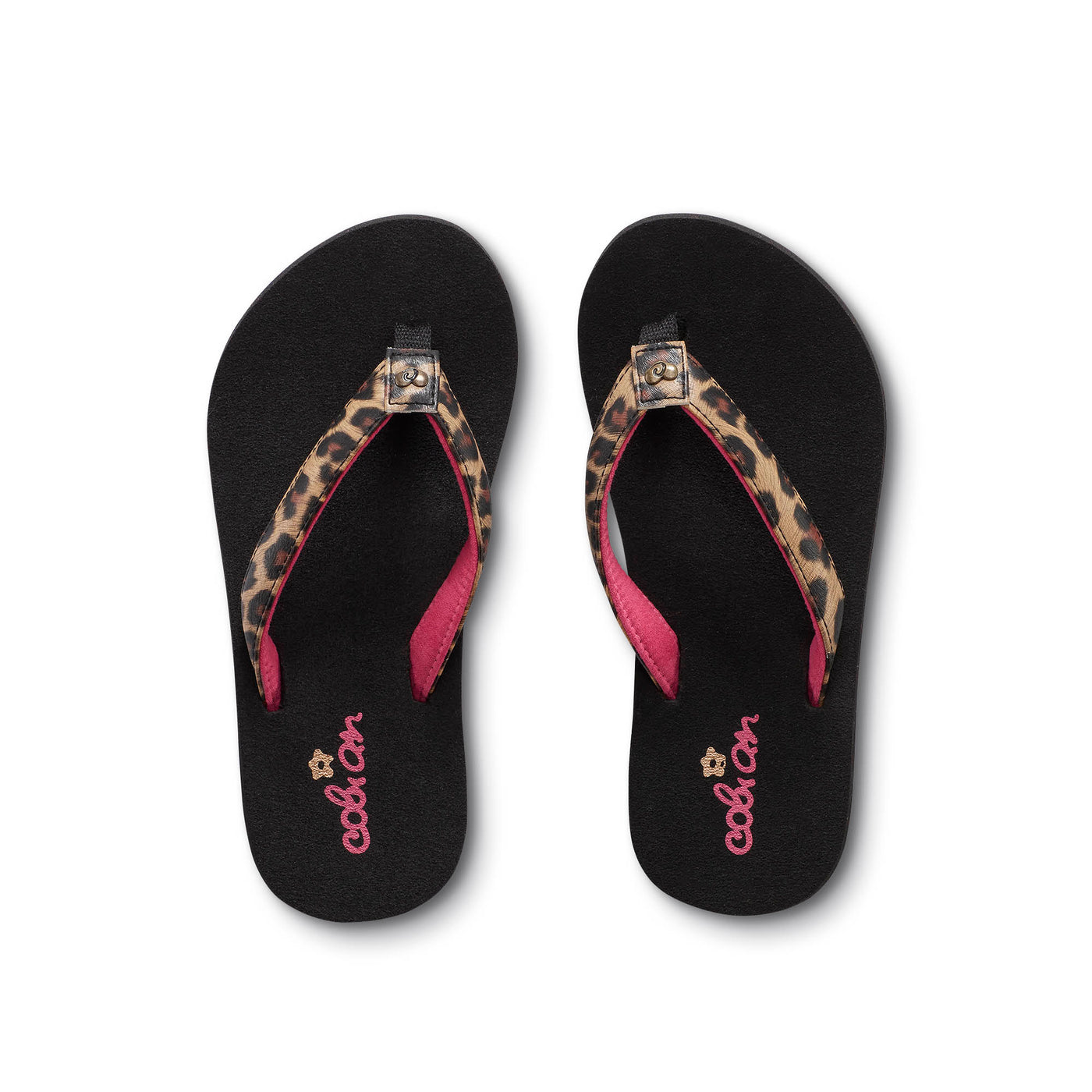Lil Fiesta™ Leopard Sandal Top View #color_leopard