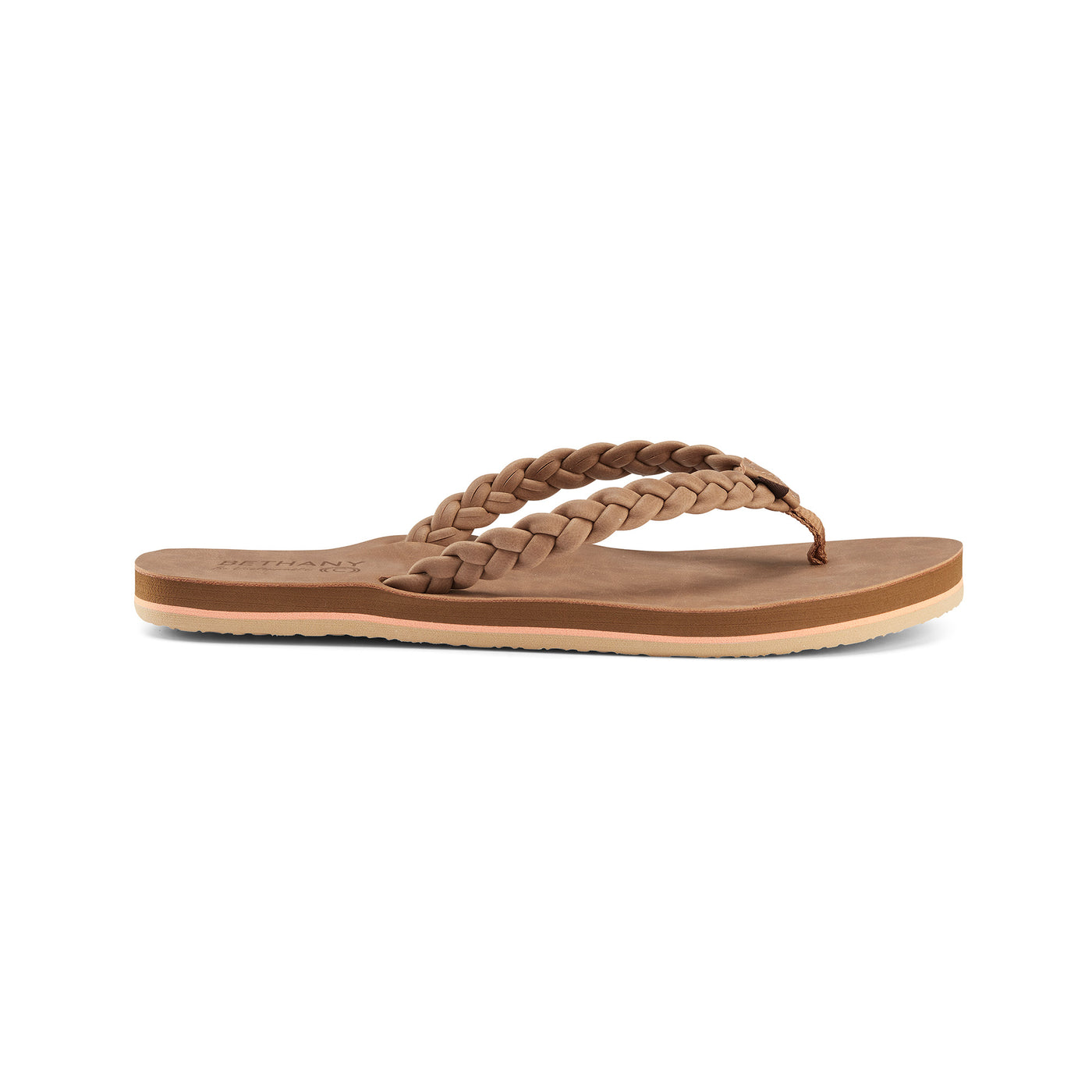 Bethany Braided Pacifica Tan Profile View #color_tan