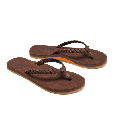 Bethany Braided Pacifica Chocolate 3 Quarter View #color_chocolate