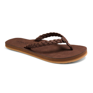Bethany Braided Pacifica Chocolate 3 Quarter View #color_chocolate