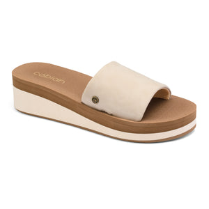 Seville Slide Taupe 3 Quarter View #color_taupe